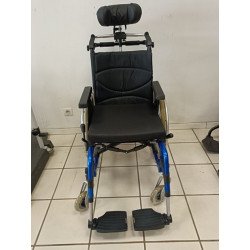 Fauteuil roulant manuel V500 double commande gauche T44 cm -VERMEIREN - Produit reconditionné par Recycl'Aides 34