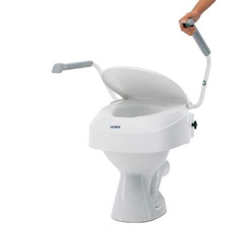 Réhausseur de toilettes avec accoudoirs AQUATEC 900 - INVACARE - Produit reconditionné par Recycl'Aides 34