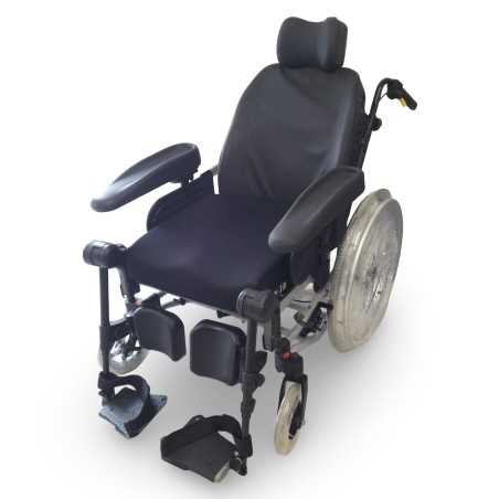 Fauteuil roulant confort Réa Clématis Accoudoirs à gouttières T45 - Produit reconditionné par Recycl'Aides 34