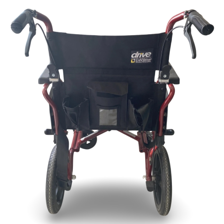 Fauteuil roulant de transfert Stan rouge T43 - Drive Devilbiss - Produit reconditionné par Recycl'Aides 34