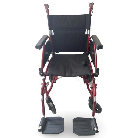 Fauteuil roulant de transfert Stan rouge T43 - Drive Devilbiss - Produit reconditionné par Recycl'Aides 34