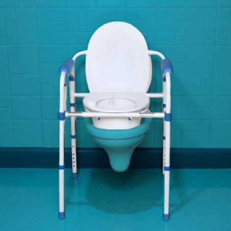 Chaise hygiénique WC Blue Steel - Herdegen - Produit reconditionné par Recycl'Aides 34
