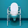 Chaise hygiénique WC Blue Steel - Herdegen - Produit reconditionné par Recycl'Aides 34