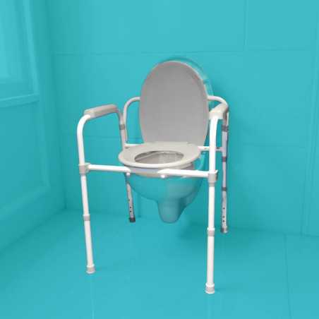 Siège et Cadre de toilette pliant Groenland - Produit reconditionné par Recycl'Aides 34