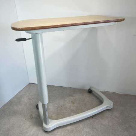 Table de lit à hauteur réglable par vérin - Produit reconditionné par Recycl'Aides 34