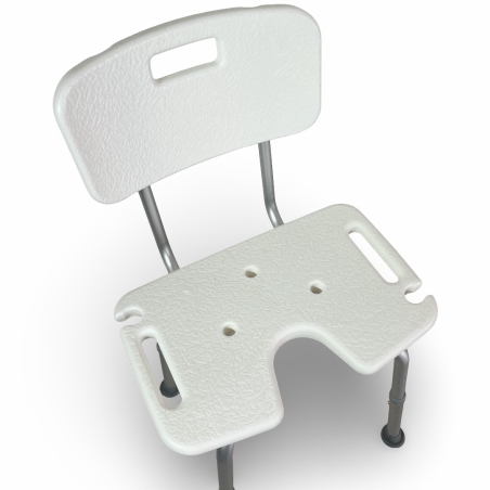 Chaise de douche à ouverture hygiénique - Joleti - Produit reconditionné et Garantie par Recycl'Aides 34