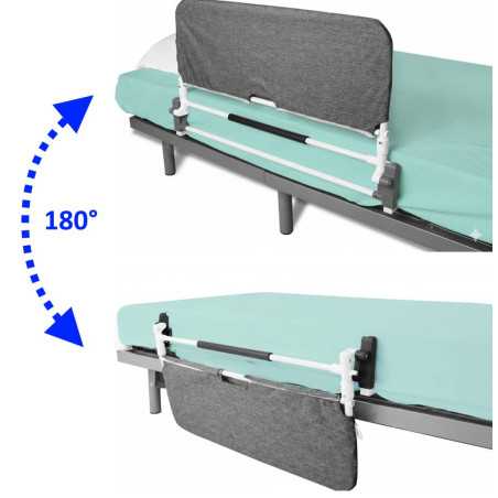 Barrière de lit adulte rabattable - Kmina - Produit reconditionné chez Recycl'Aides 34