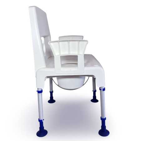 Chaise de douche percée PICO Commode - INVACARE - Produit reconditionné par Recycl'Aides 34