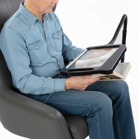 Loupe lampe de lecture sur pied FISHTEC - Produit reconditionné par recycl'Aides 34