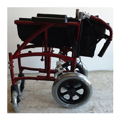 Fauteuil transfert Stan DUPONT MEDICAL Rouge Reyclaides34