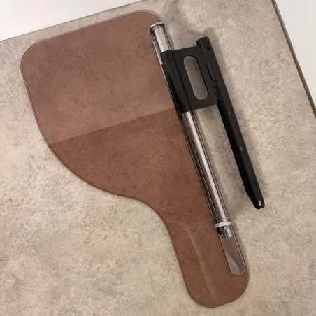 Demi tablette transparente escamotable gauche - produit reconditionné par Recycl'Aides 34