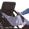 Tablette universelle pour fauteuil roulant - Produit reconditionné chez Recycl'Aides 34