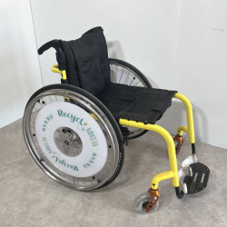 Fauteuil roulant actif Quickie Helium - Sunrise - Produit reconditionné par Recycl'Aides 34