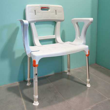 Chaise de douche réglable Capri - Produit reconditionné par Recycl'Aides 34