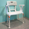 Chaise de douche réglable Capri - Produit reconditionné par Recycl'Aides 34
