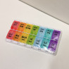 Pilulier semainier matin et soir Color - Produit reconditionné par Recycl'Aides 34