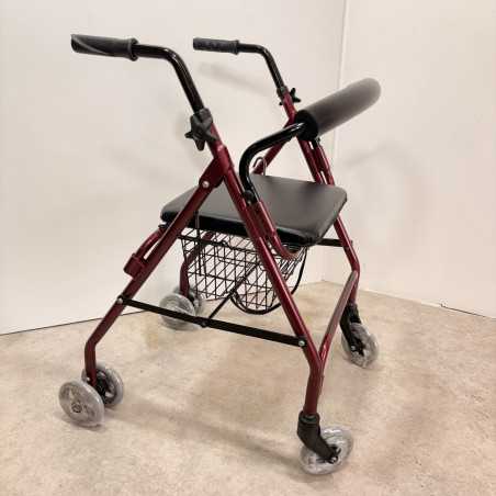 Déambulateur 4 roues Prado - Mobiclinic - Produit reconditionné par Recycl'Aides 34