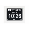 Horloge numérique avec date, jour et heure - Produit reconditionné par Recycl'Aides 34