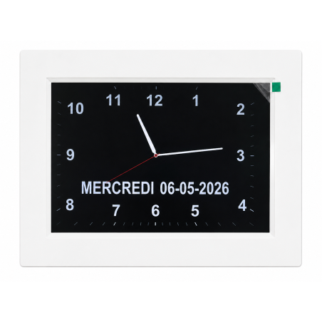 Horloge numérique avec date, jour et heure - Produit reconditionné par Recycl'Aides 34