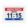 Horloge numérique avec date, jour et heure - Produit reconditionné par Recycl'Aides 34