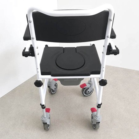 Chaise percée à roulettes VEVOR - Reconditionnée par Reycl'Aides 34