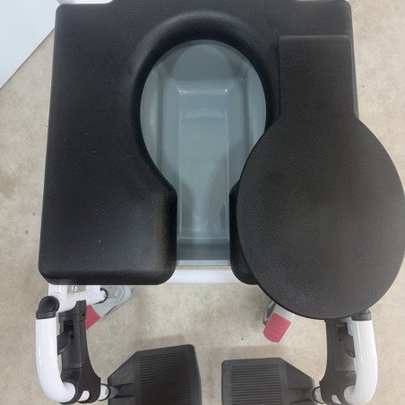 Chaise percée à roulettes VEVOR - Reconditionnée par Reycl'Aides 34